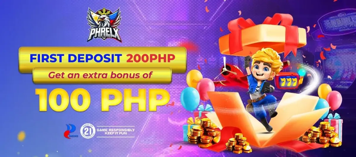 phrelx first deposit 200php get extra bonus