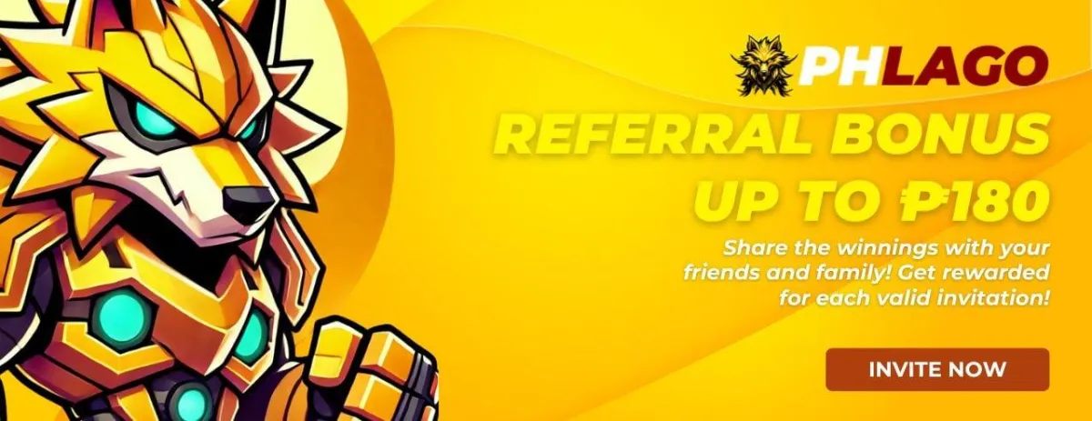 phlago refferal bonus up to 180 pesos