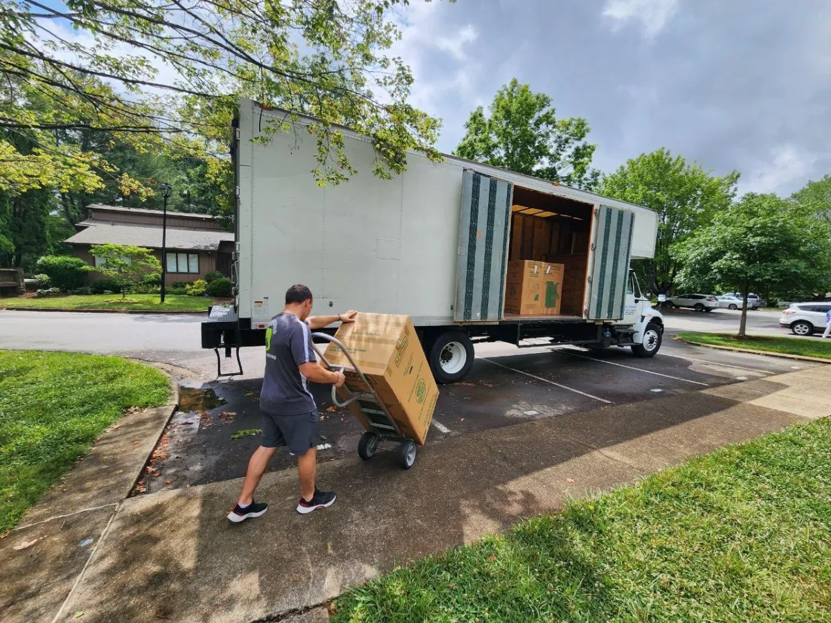 loading moving truck in philadelphia