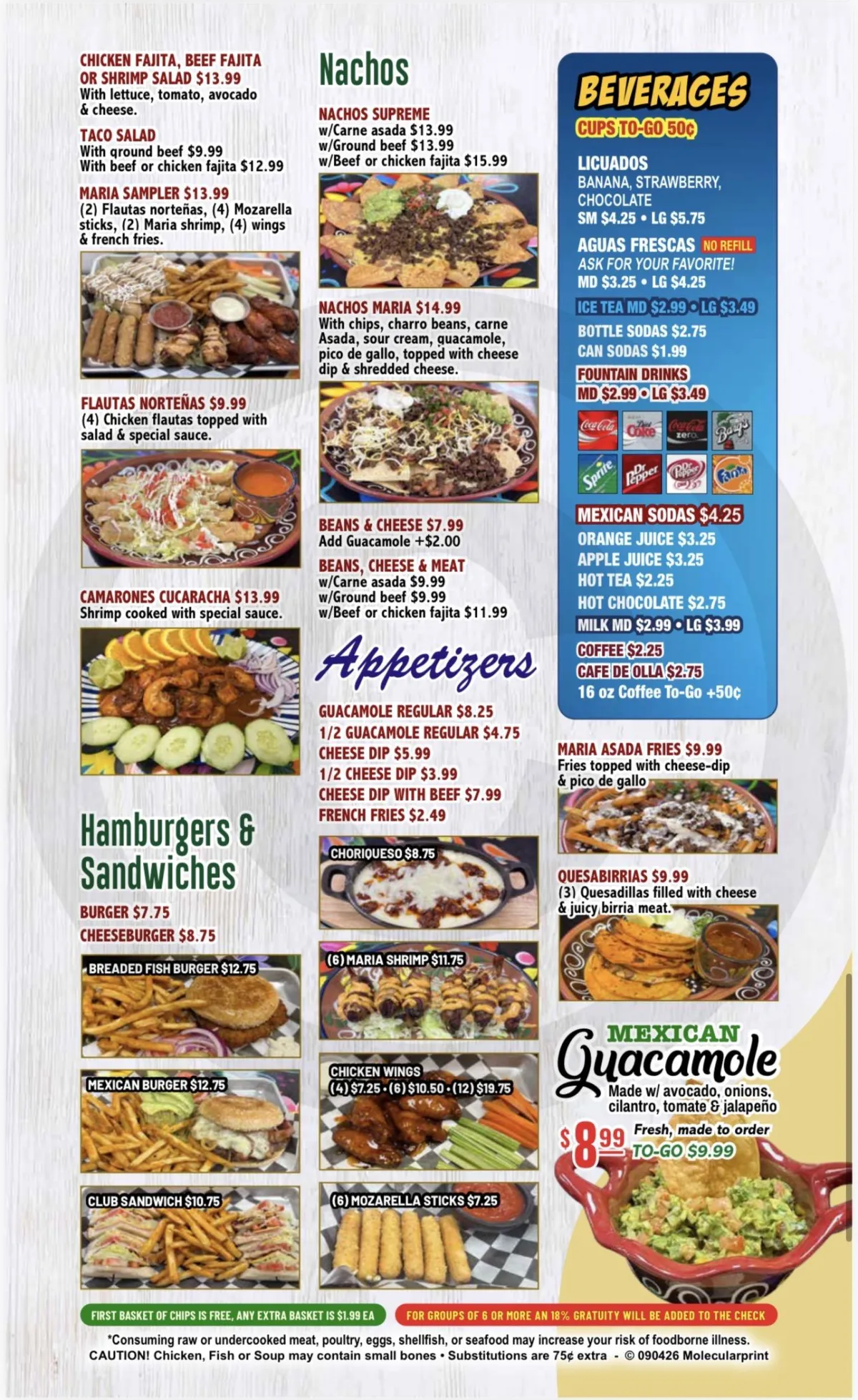 Ay Maria Restaurant | Breakfast All Day Menu