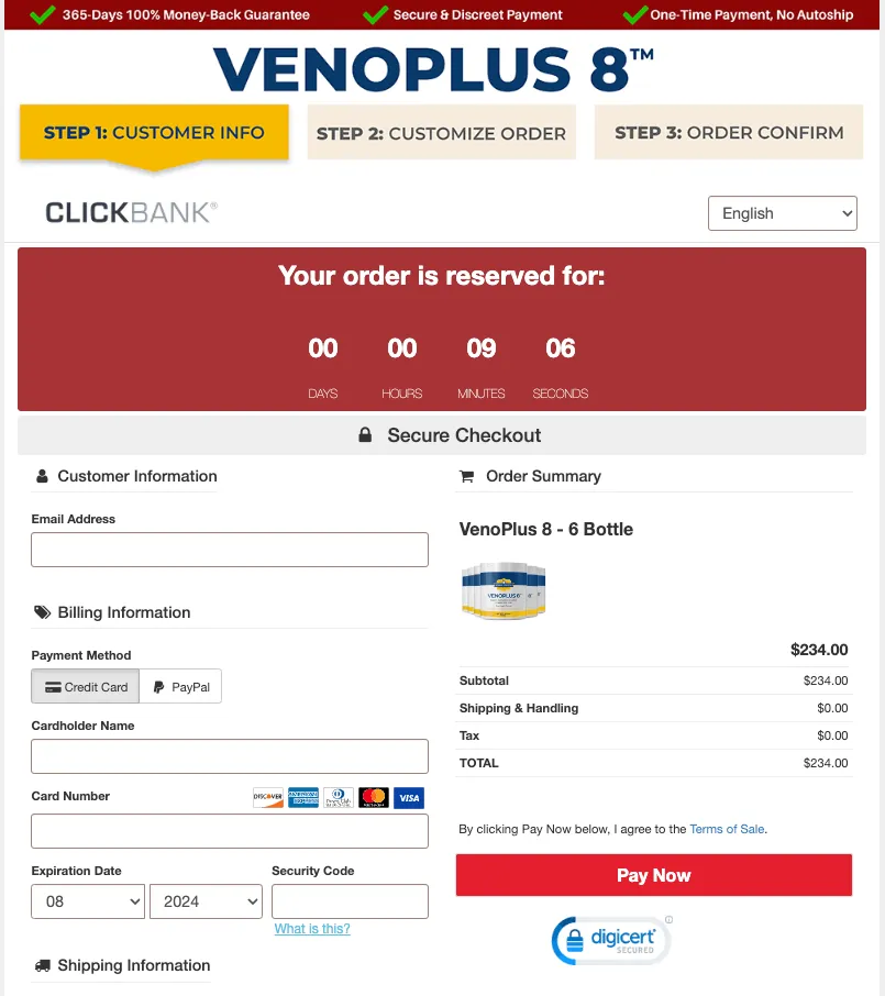 Venoplus 8 purchase