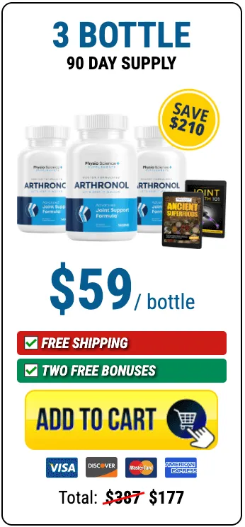 Arthronol 3 bottle