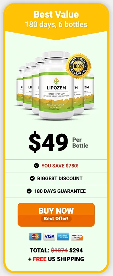 Lipozem bottle 6