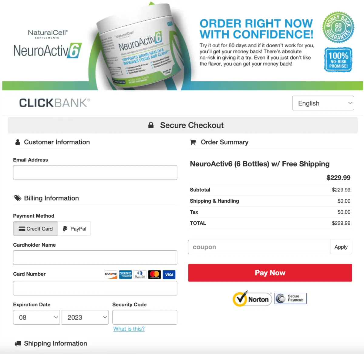 NeuroActiv6 purchase