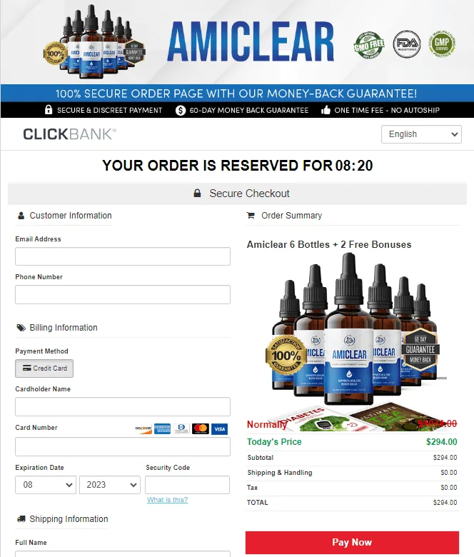 Amiclear purchase