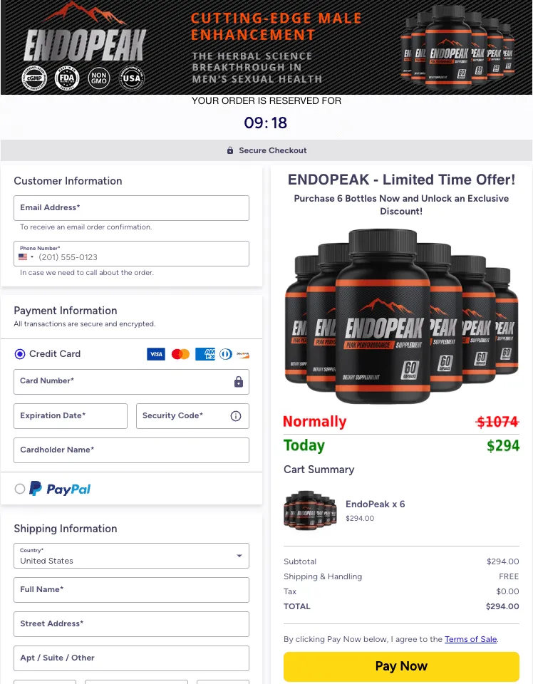 EndoPeak purchase