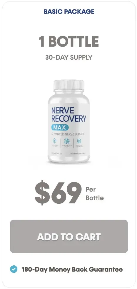 Nerve Recovery Max order bottle 1