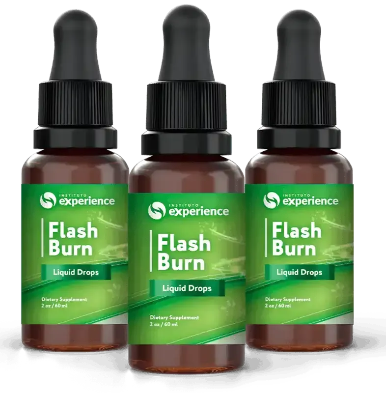 Flash Burn three bottle