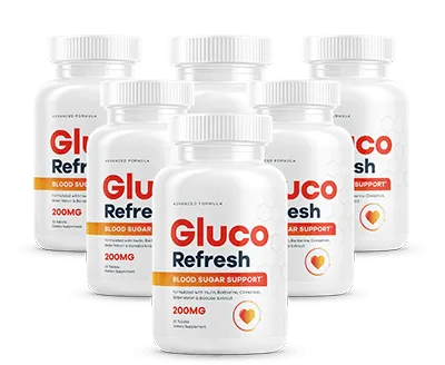 Gluco Refresh six bottles