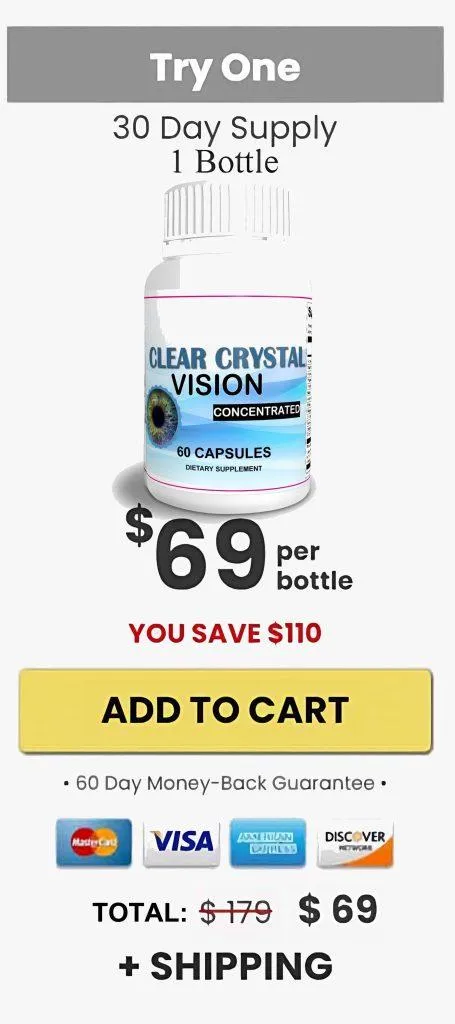 Clear Crystal Vision order bottle 1