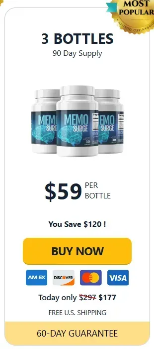 MemoSurge order bottle 3