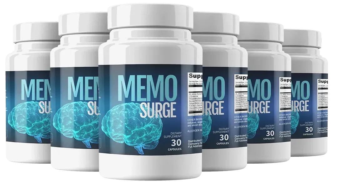 MemoSurge six bottles