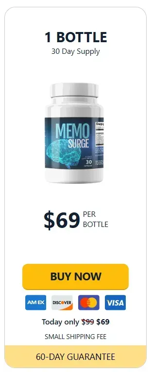 MemoSurge order bottle 1