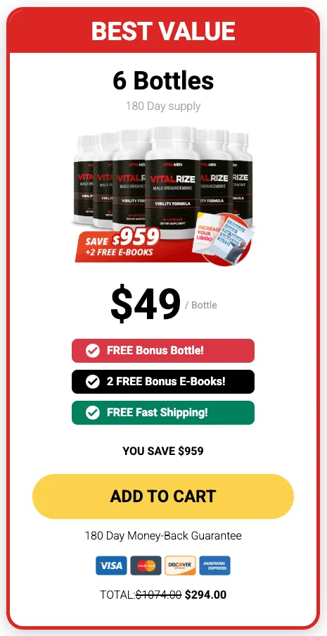 VitalRize order bottle 6