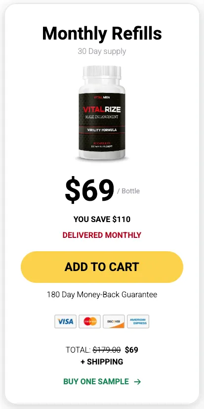 VitalRize order bottle 1