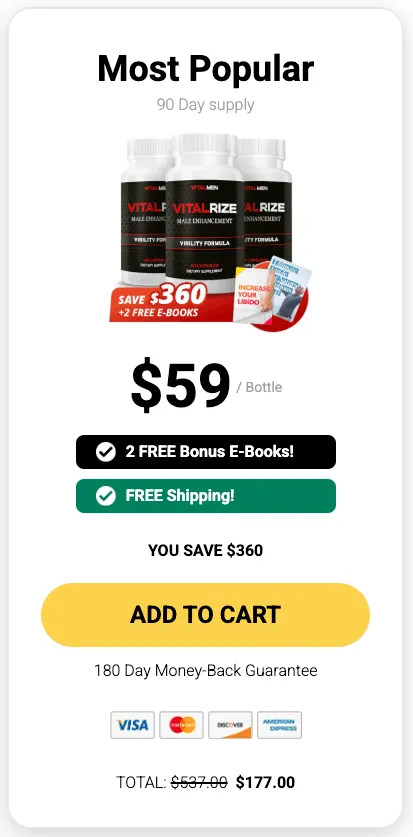VitalRize order bottle 3