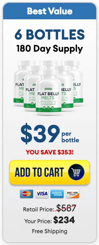 Flat Belly Melts order bottle 6