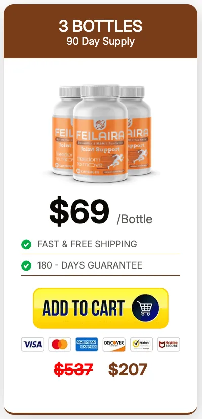 Feilaira order 3 bottle