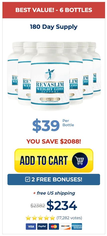 Revaslim order 6 bottle