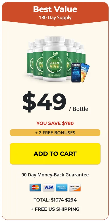 RegenVive order bottle 6