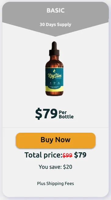 KeySlim order 1 bottle