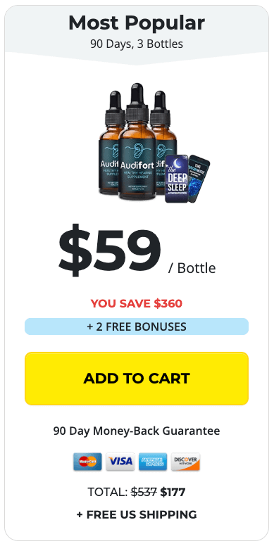 Audifort order bottle 3