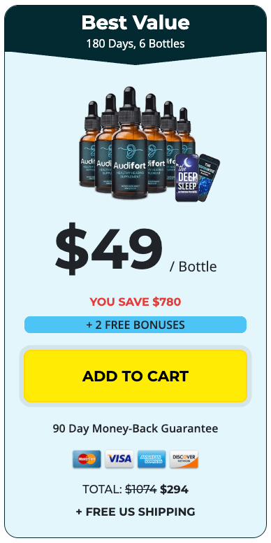 Audifort order bottle 6