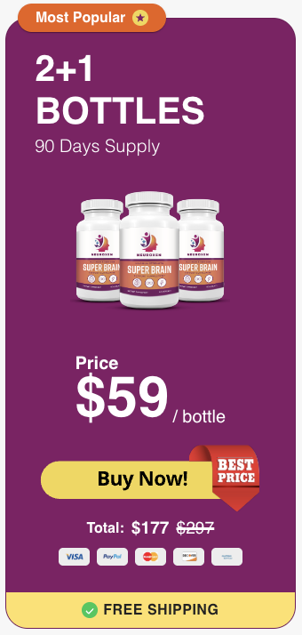 NeuroXen order 3 bottle