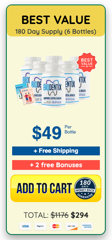 Biodentix order 6 bottle