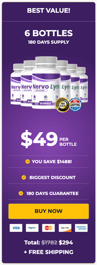 NervoLyn order 6 bottle