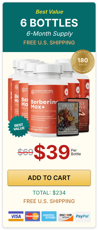 Berberine Max order 6 bottle