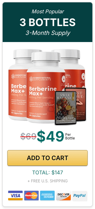 Berberine Max order 3 bottle