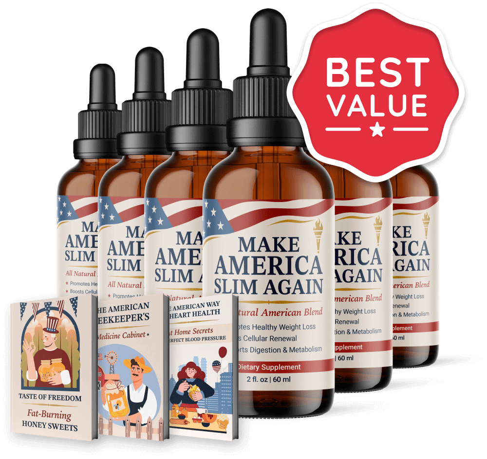 Make America Slim Again six bottles