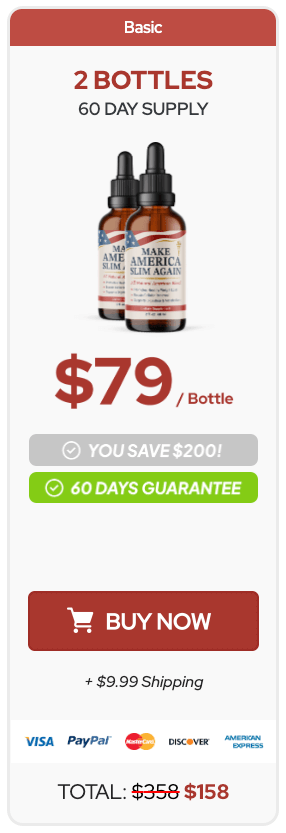 Make America Slim Again order 2 bottle