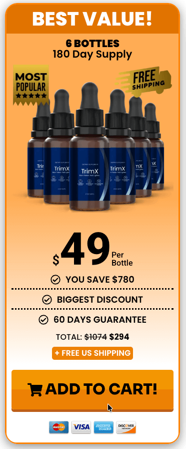 TrimX order 6 bottle