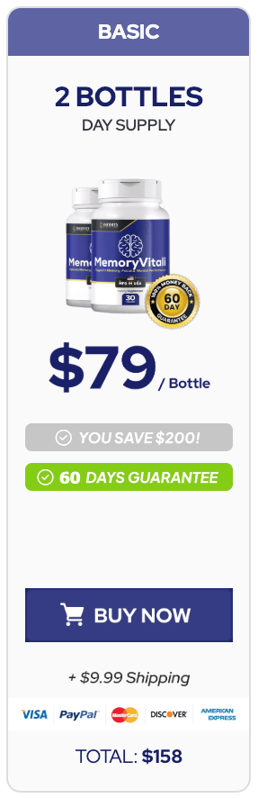 MemoryVitali order 2 bottle