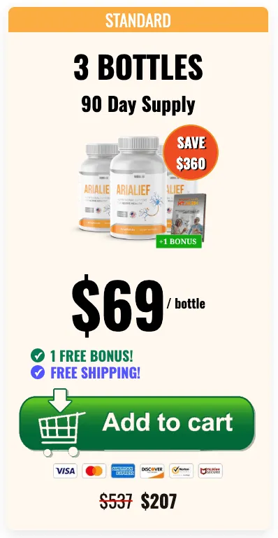 Arialief order bottle 3