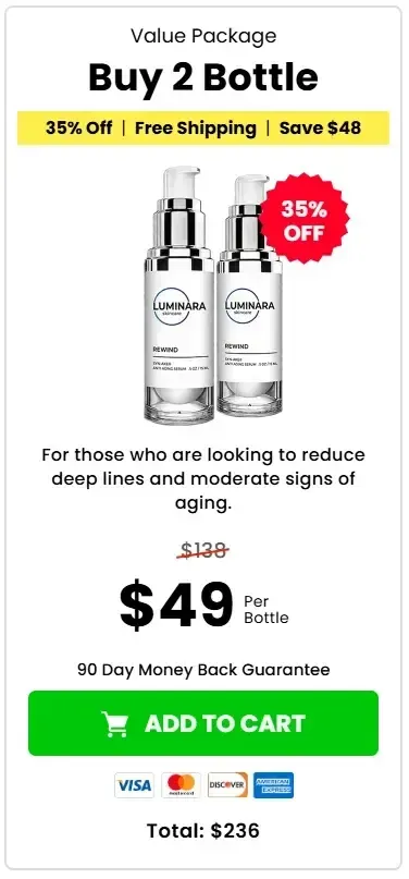 Luminara order 3 bottle