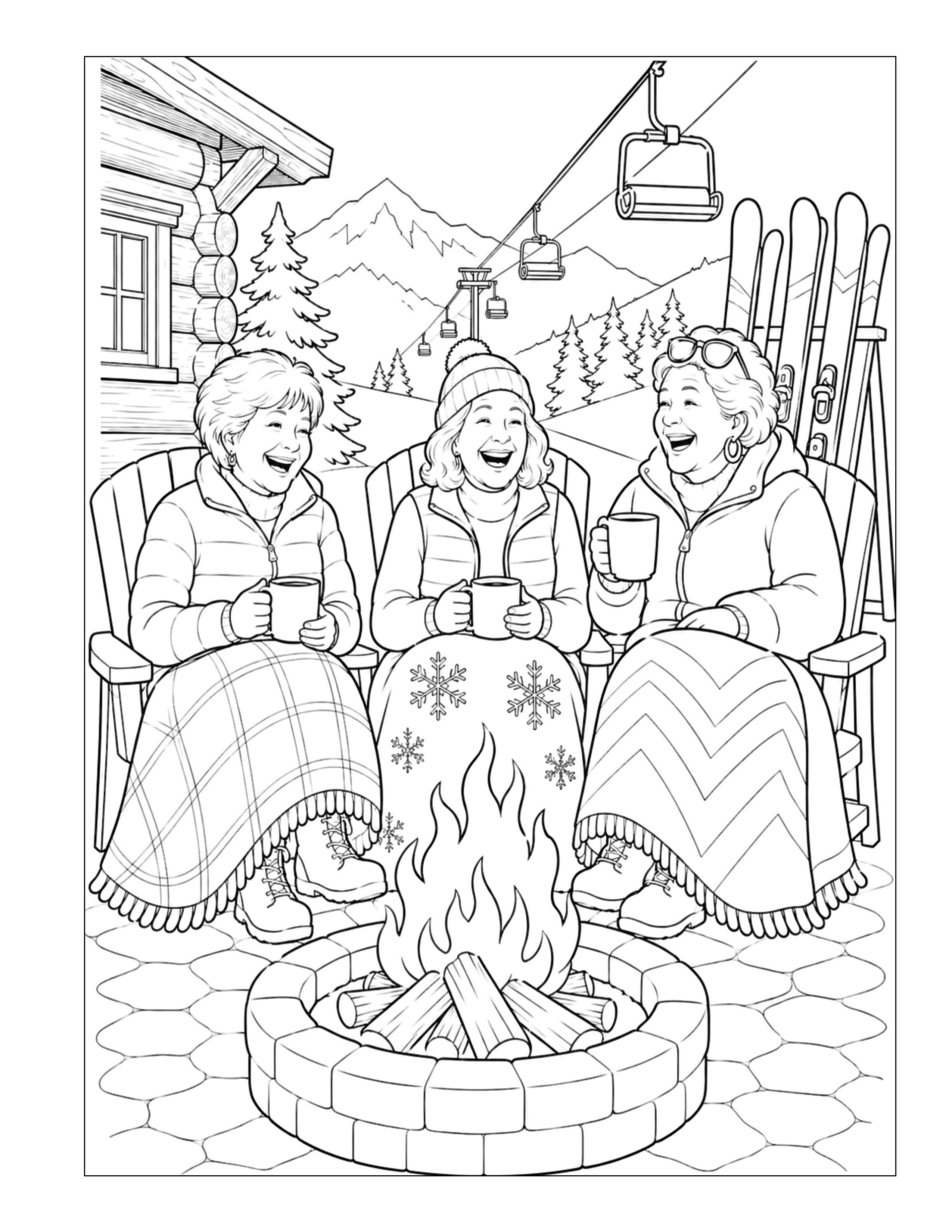"Some pages hold a fire and friends"
