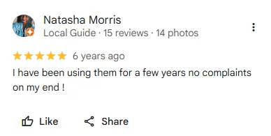 TaxShield Service Fort Wayne Google review 2