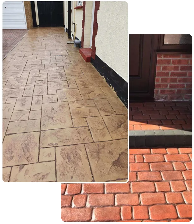 Imprinted concrete Loughton