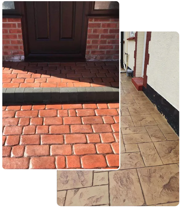 Imprinted concrete Stanford-le-Hope