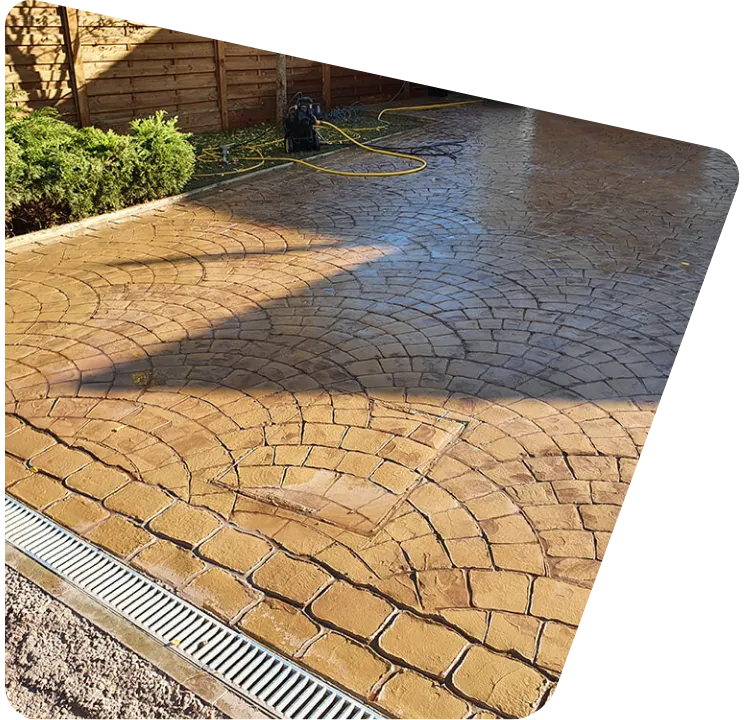 Imprinted concrete in Wickford