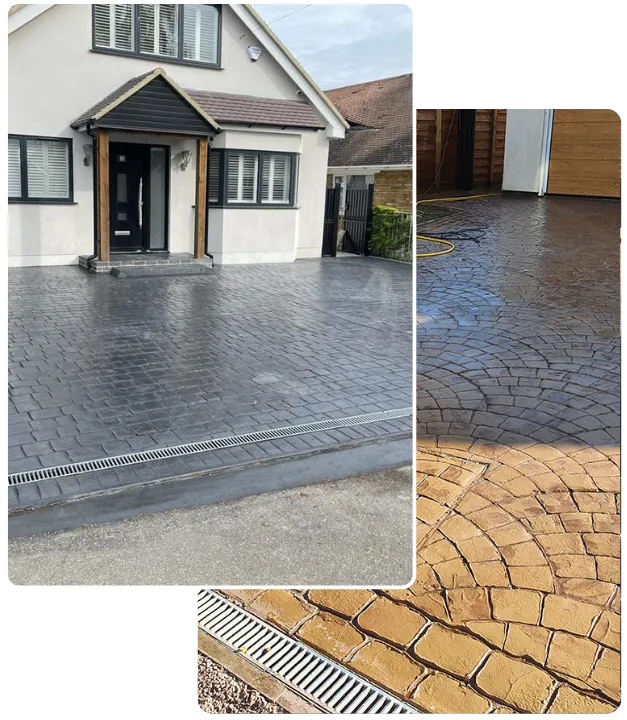 Imprinted concrete in Chelmsford