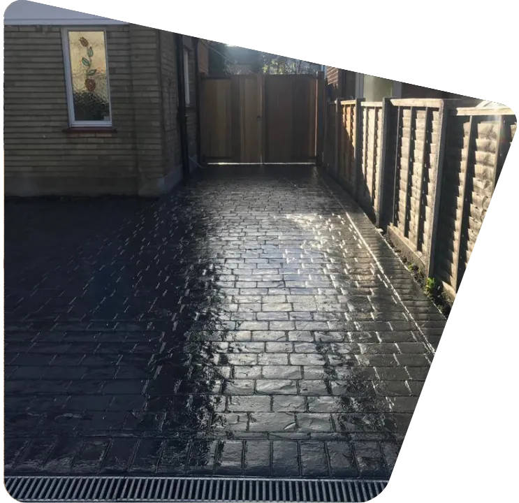 Imprinted concrete driveways in Chelmsford
