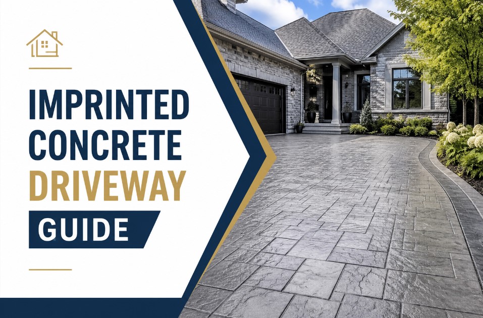 imprinted concrete driveway guide