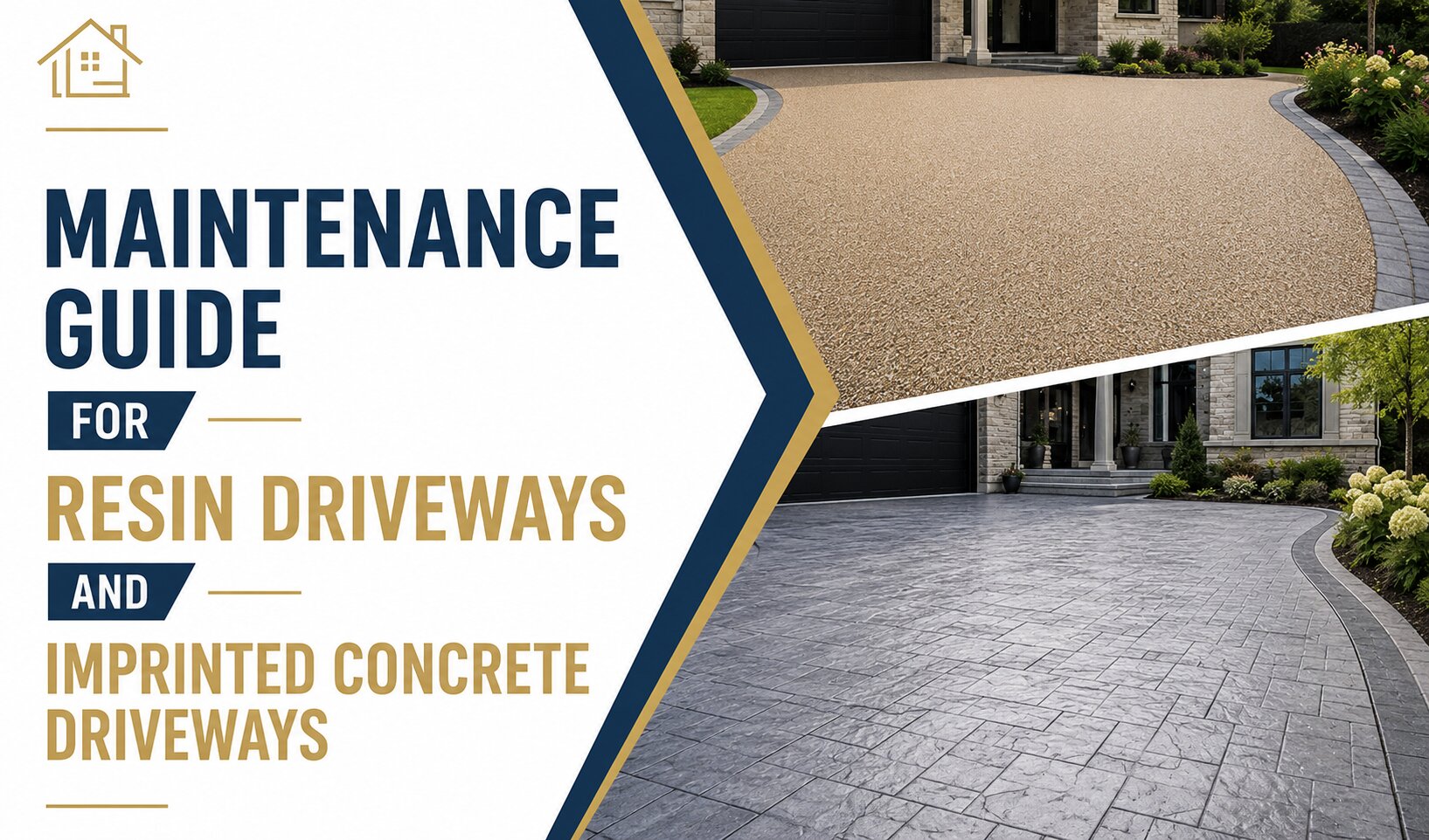 Resin and Imprinted Concrete Driveway Maintenance Guide