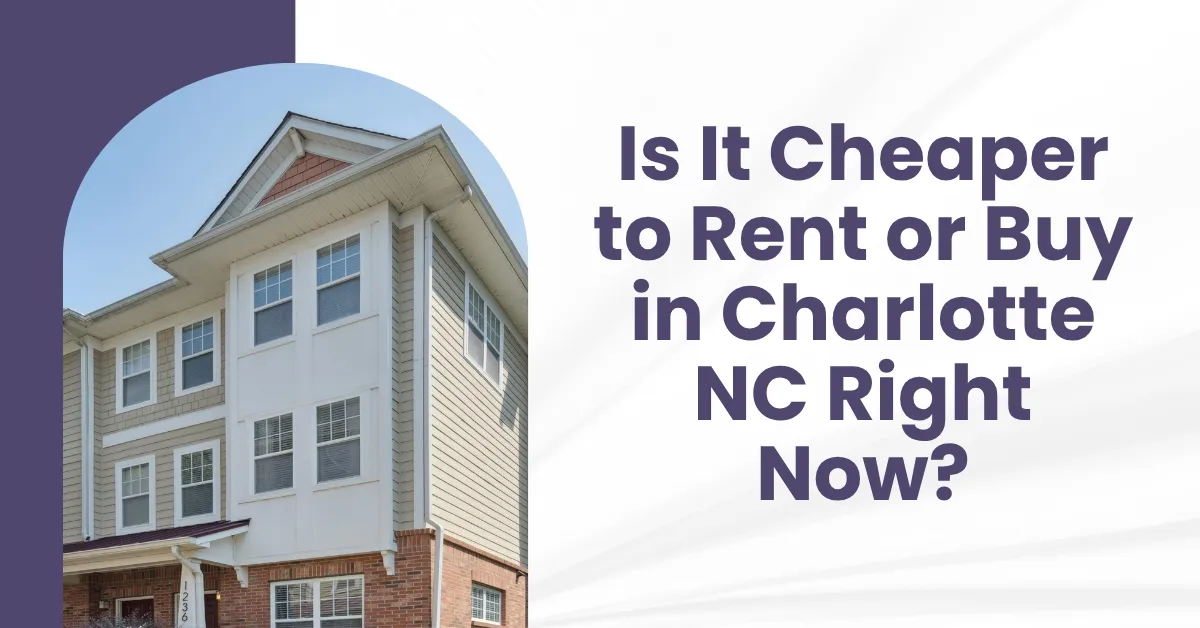 Headline: Is It Cheaper to Rent or Buy in Charlotte NC Right Now?
