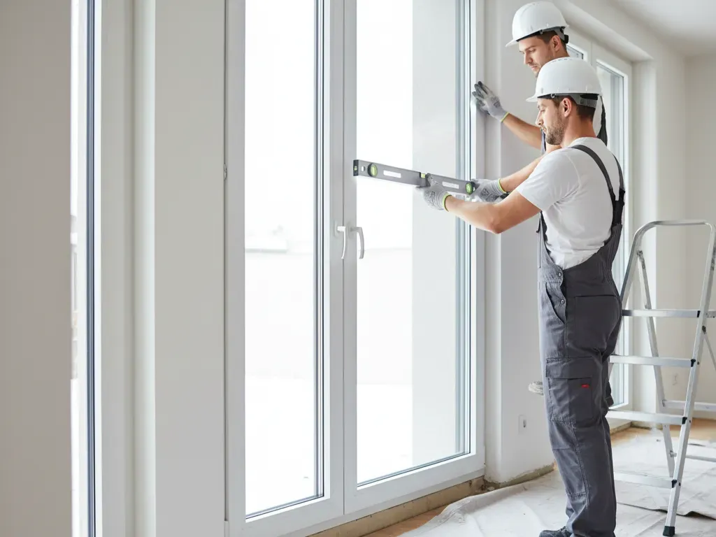 Montaj profesionist si service pentru tamplarie PVC si aluminiu, realizat de echipa specializata