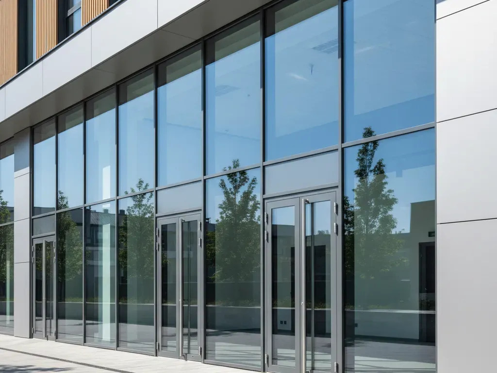 Detaliu profil tamplarie PVC premium cu izolatie performanta, potrivit pentru ferestre eficiente energetic